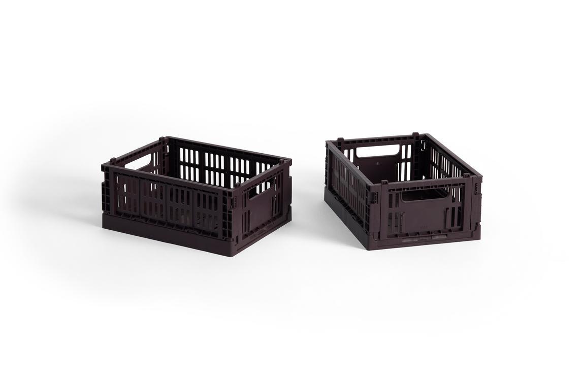 Colour Crate Mini kasse, 2 stk - Bordeaux